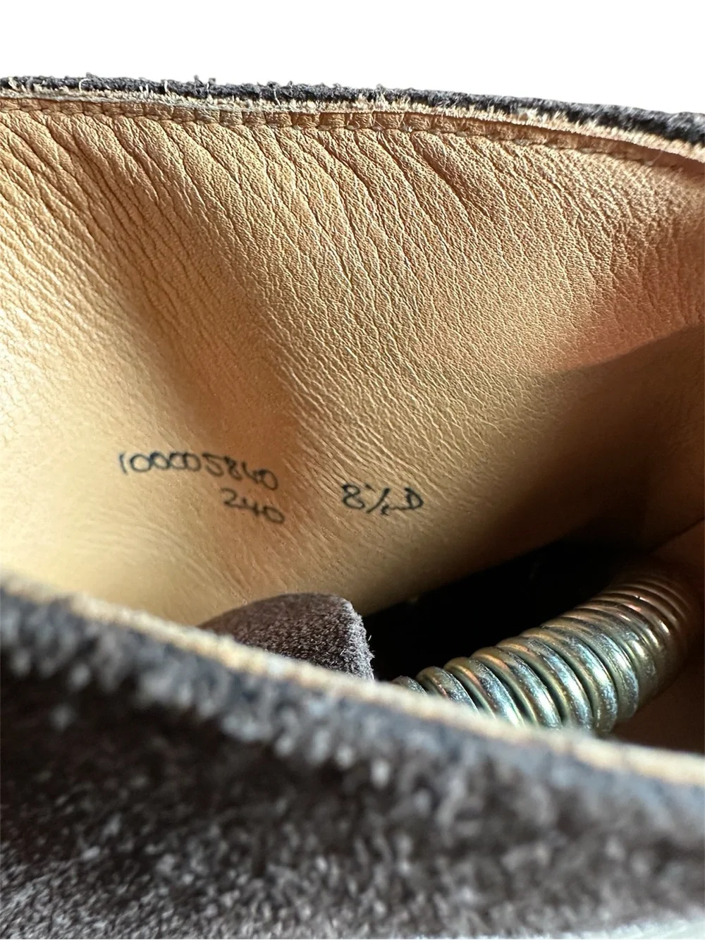 Crockett And Jones For Brooks Brothers Brown Suede Boot Size 8.5D US Made In UK